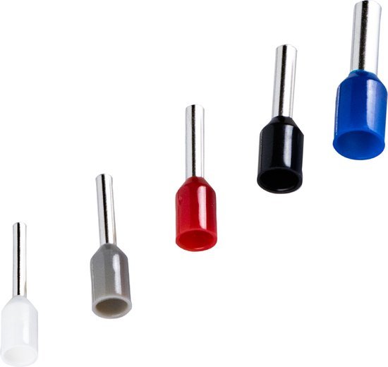 Adelhulzen assortiment set - 5 maten van 0.5mm² tot 2.5mm² - 400 stuks - LED.nl