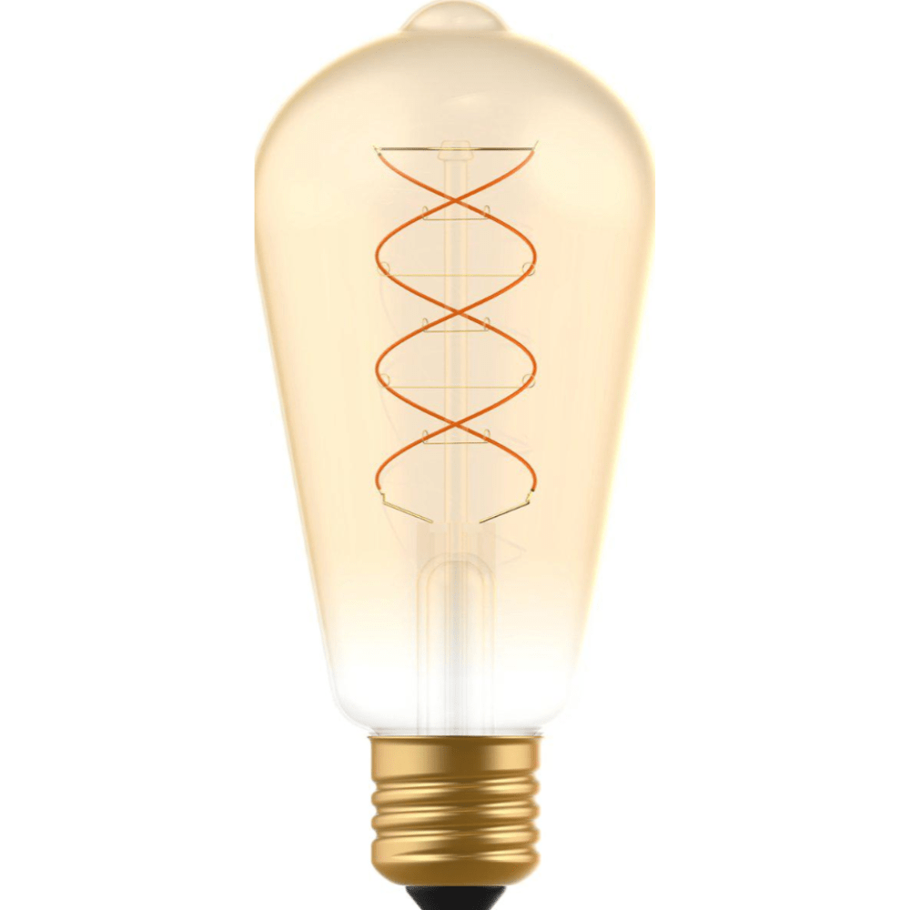 DecoDim LED Lamp Goud E27 - Dimbaar - Extra warm wit - ST64 Edison - 4W (25W) - LED.nl