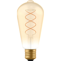 DecoDim LED Lamp Gold E27 - Dimmable - Extra warm white - ST64 Edison - 4W (25W) - LED.nl