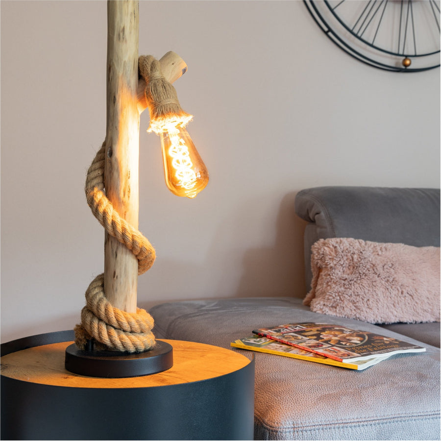 LED Lamp smokey E27 - Nostalgisch retro - Dimbaar warm wit licht - Edison ST64 Dimbare filament lampen LED.nl