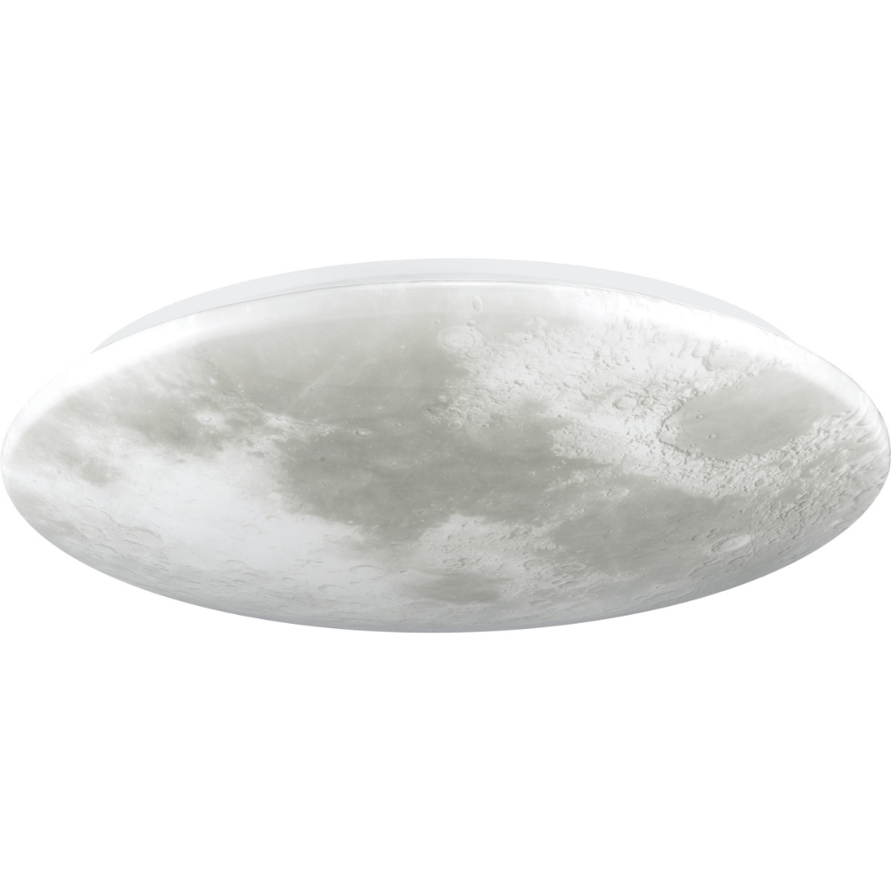 LED Plafondlamp maan voor slaapkamer - 40 cm - Dimbaar met afstandsbediening - LED.nl