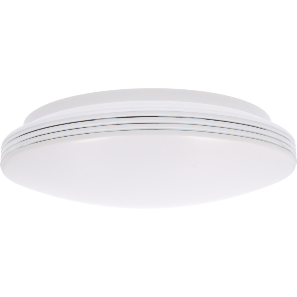LED Plafondlamp rond 35 cm met ringen - Universeel - Spatwaterdicht - Warm wit licht - LED.nl