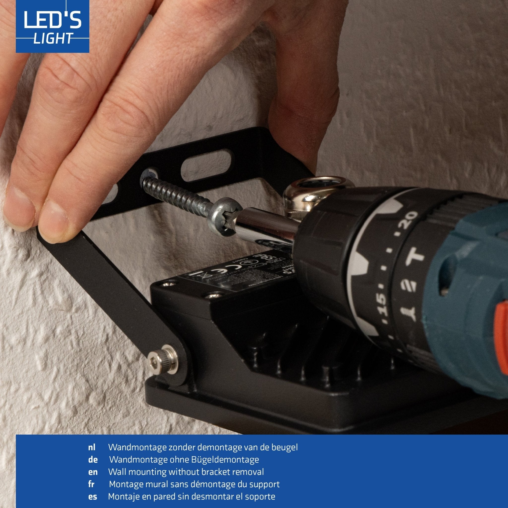 LED's Light Buitenlamp schijnwerper 1400 - voor binnen en buiten - 10W - LED.nl
