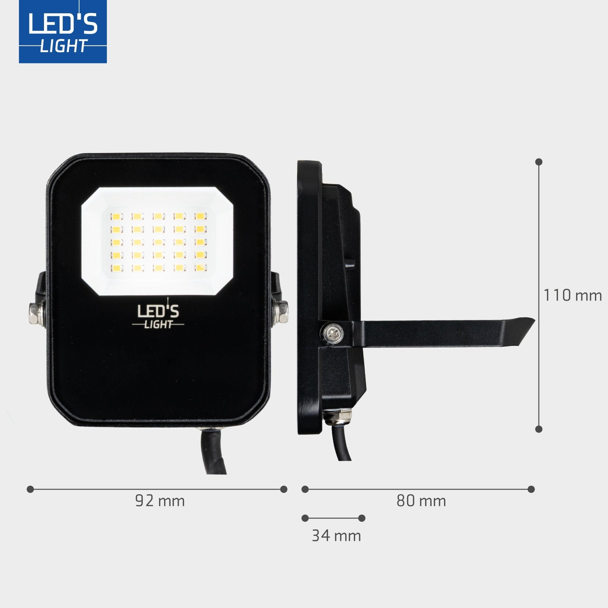 LED's Light Buitenlamp schijnwerper 1400 - voor binnen en buiten - 10W - LED.nl