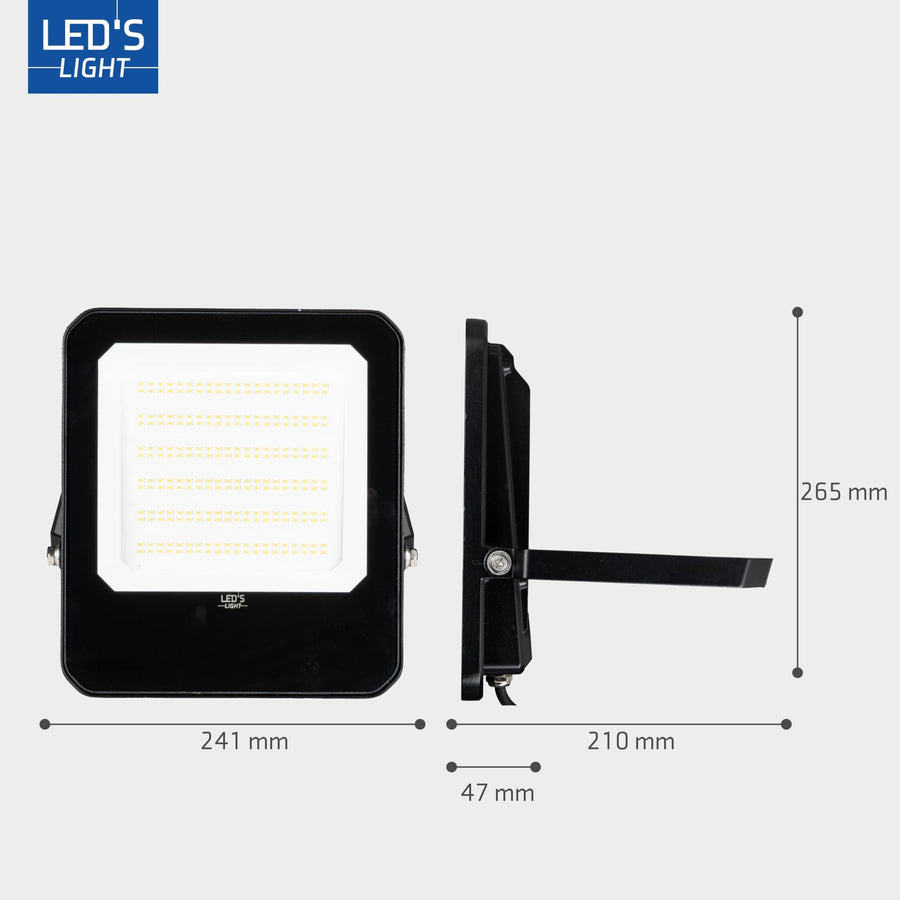 LED's Light Buitenlamp schijnwerper floodlight 14000lm - voor binnen en buiten - 100W Schijnwerpers LED.nl