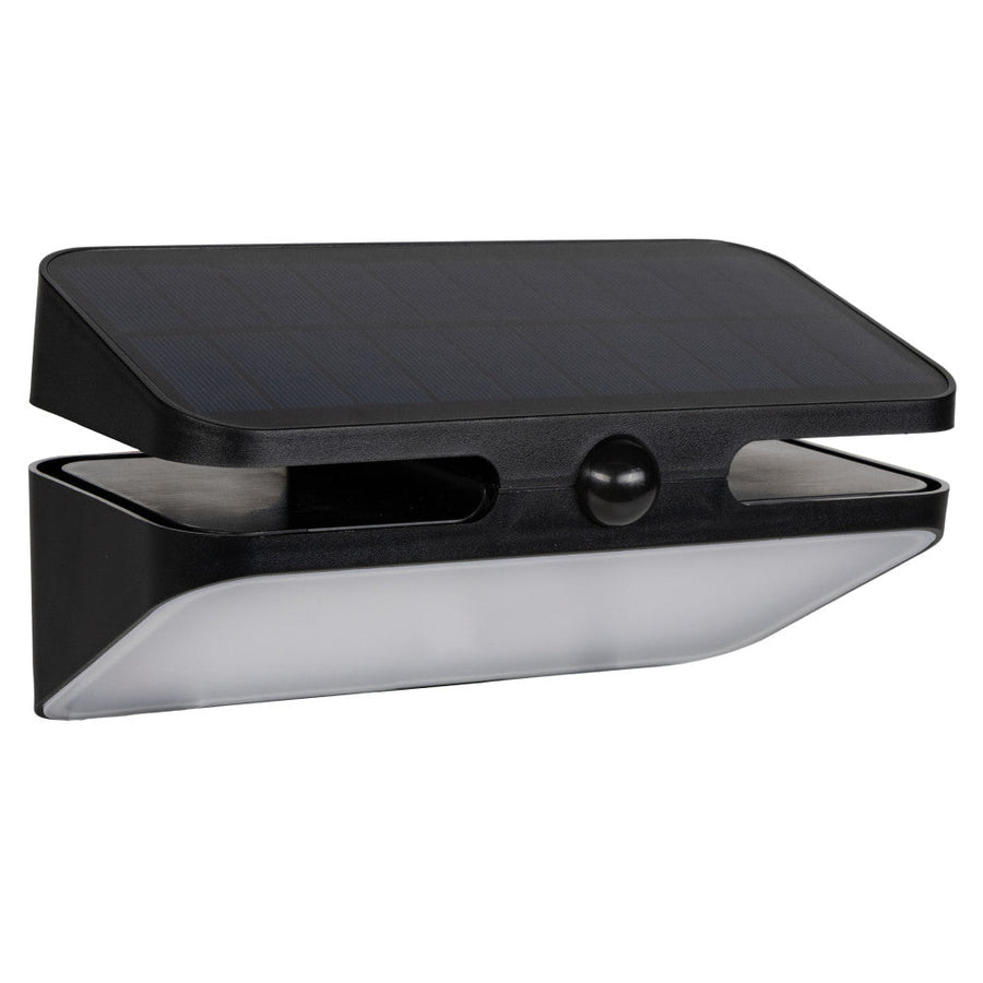LED's Light Deco Solar buitenlamp - 600lm 2700K - Zwart - IP54 - Sensor Wandlampen LED.nl
