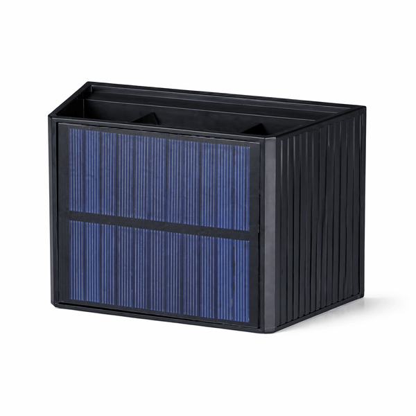 OUSFOT Buitenzonnelamp Met Bewegingsmelder – 60 LED, IP67, 3 Modi, 6500K, 4 Stuks, Zwart