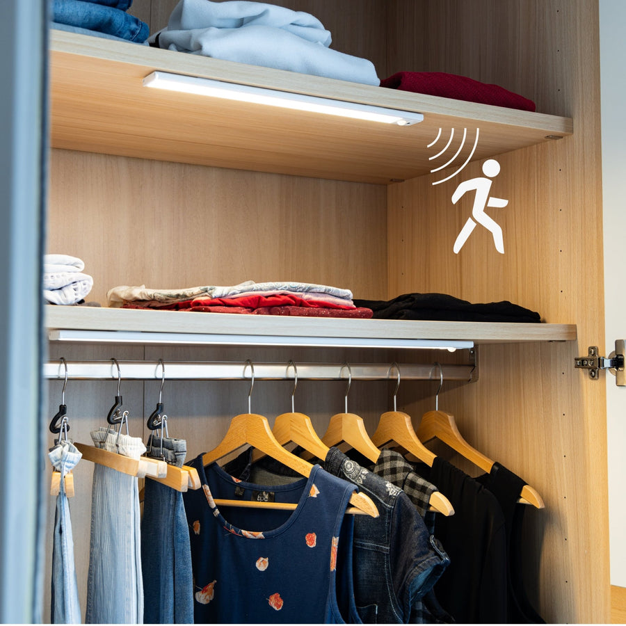 LED's Light Kastverlichting met sensor 80 cm - Oplaadbaar en draadloos - zwaai- en bewegingssensor - wit Kastverlichting LED.nl