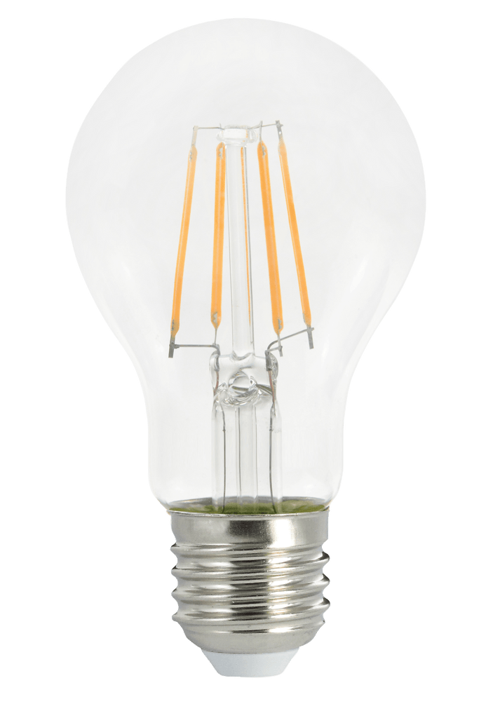 LED's Light LED Lamp E27 - Standaard model peertje - 7W vervangt 60W - Transparant glas - LED.nl