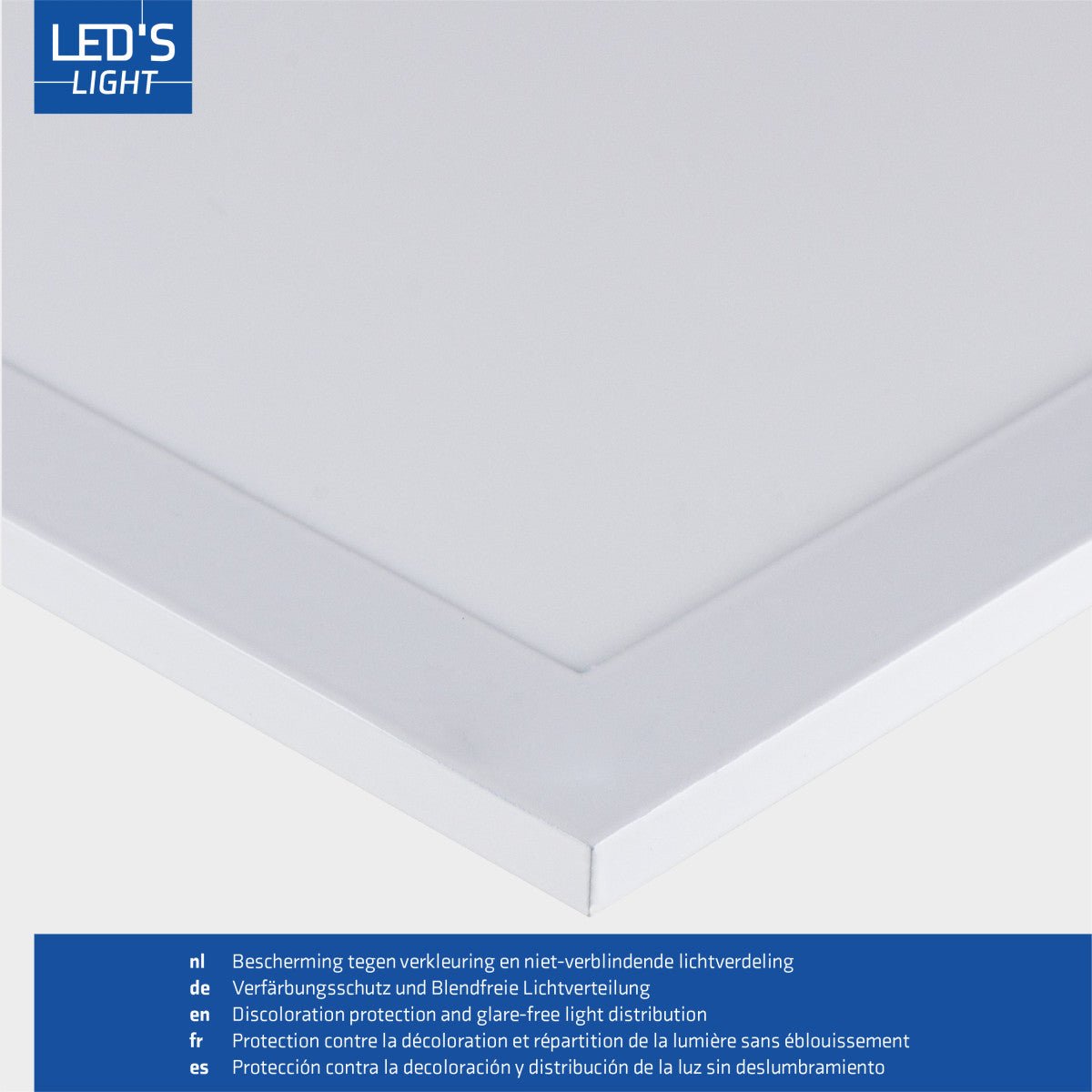 LED's Light LED Paneel 595x595mm - Vierkant - Koel wit (4000K) - 4000 Lumen - 40W - LED.nl