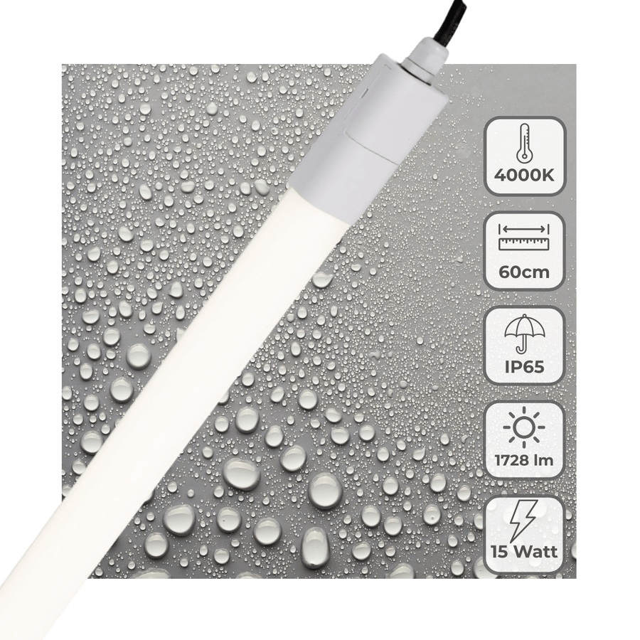 LED's Light LED TL verlichting compleet 60 cm - Geschikt voor buiten en binnen - 1725 lm TL verlichting LED.nl