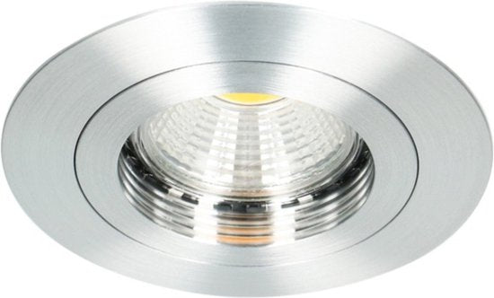LED's Light PRO downlight inbouwspot Ø 68mm - Kantelbaar - Spatwaterdicht - Dim to Warm - Zilver - LED.nl