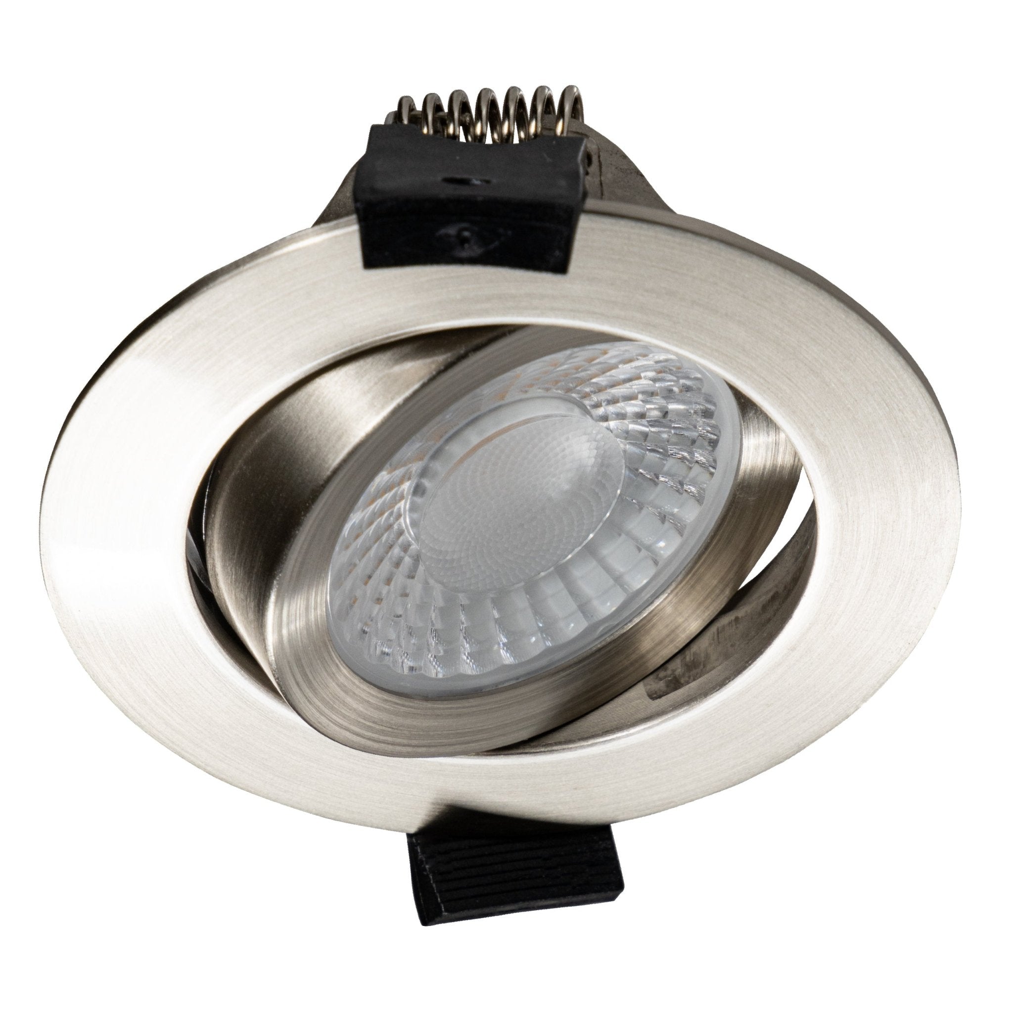 LED's Light PRO downlight inbouwspot Ø 68mm - Kantelbaar - Spatwaterdicht - Dim to Warm - Zilver - LED.nl