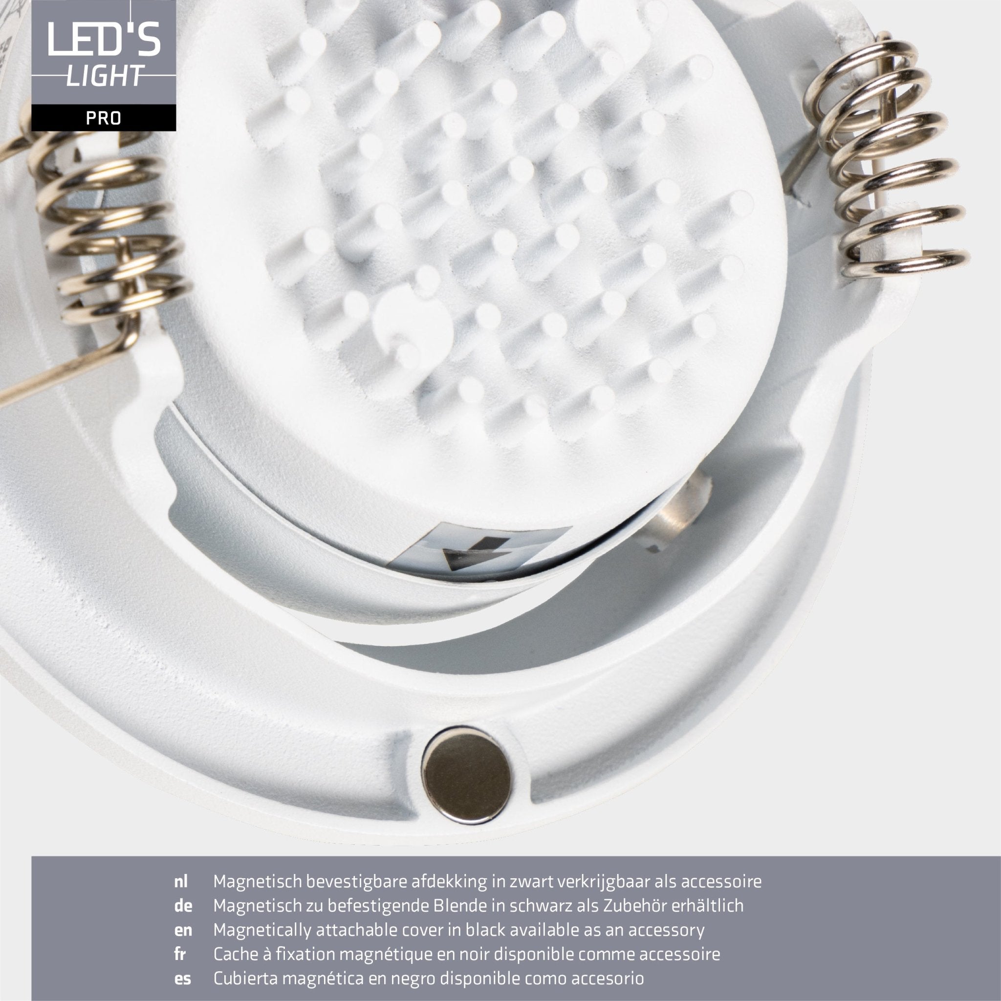 LED's Light PRO Inbouwspot 68 mm - Indoor & Outdoor - 3 lichtkleuren - Dimbaar licht - Wit - LED.nl