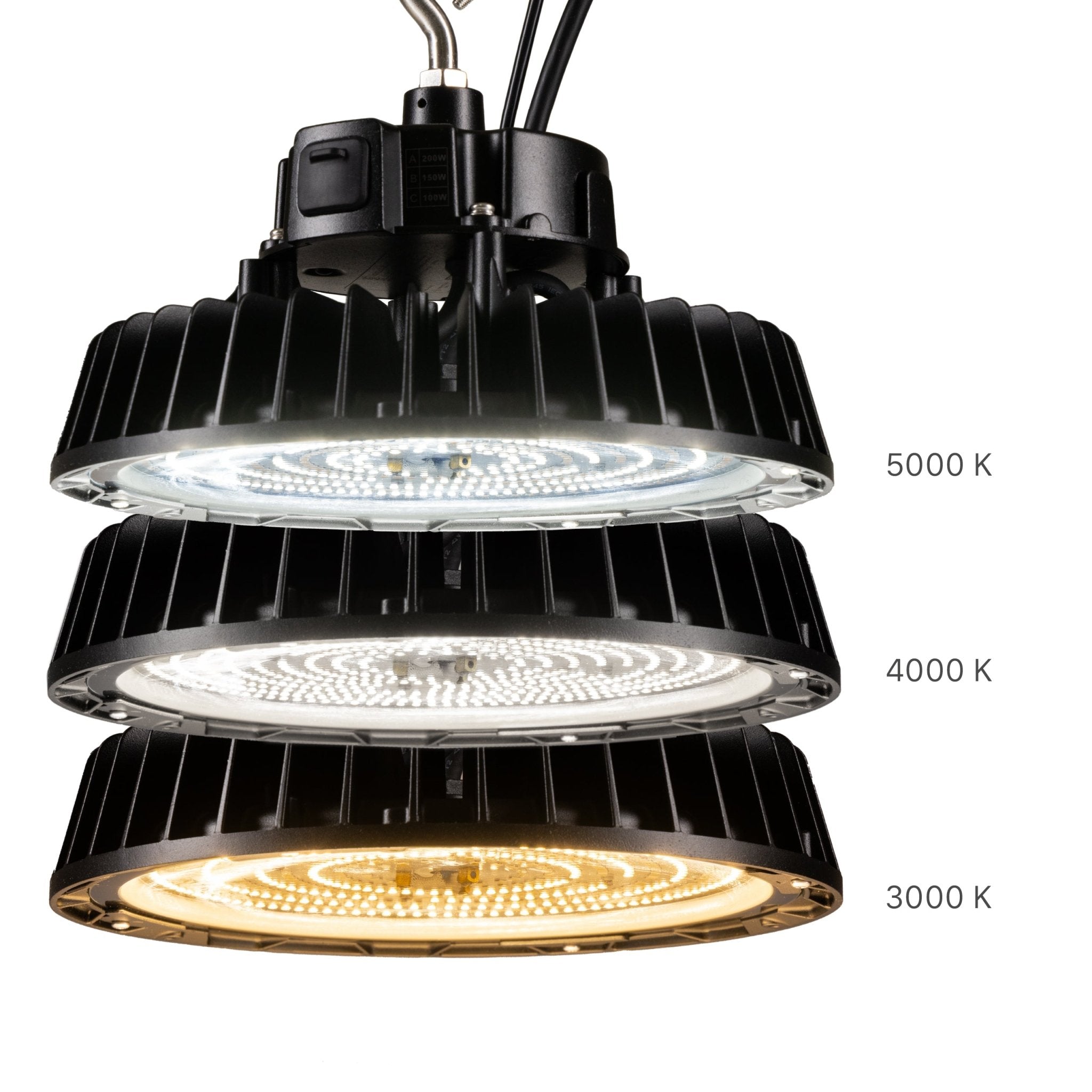 LED's Light PRO LED High Bay 30000 - 6 lichtstanden - Water - en stofdicht - 200W - LED.nl