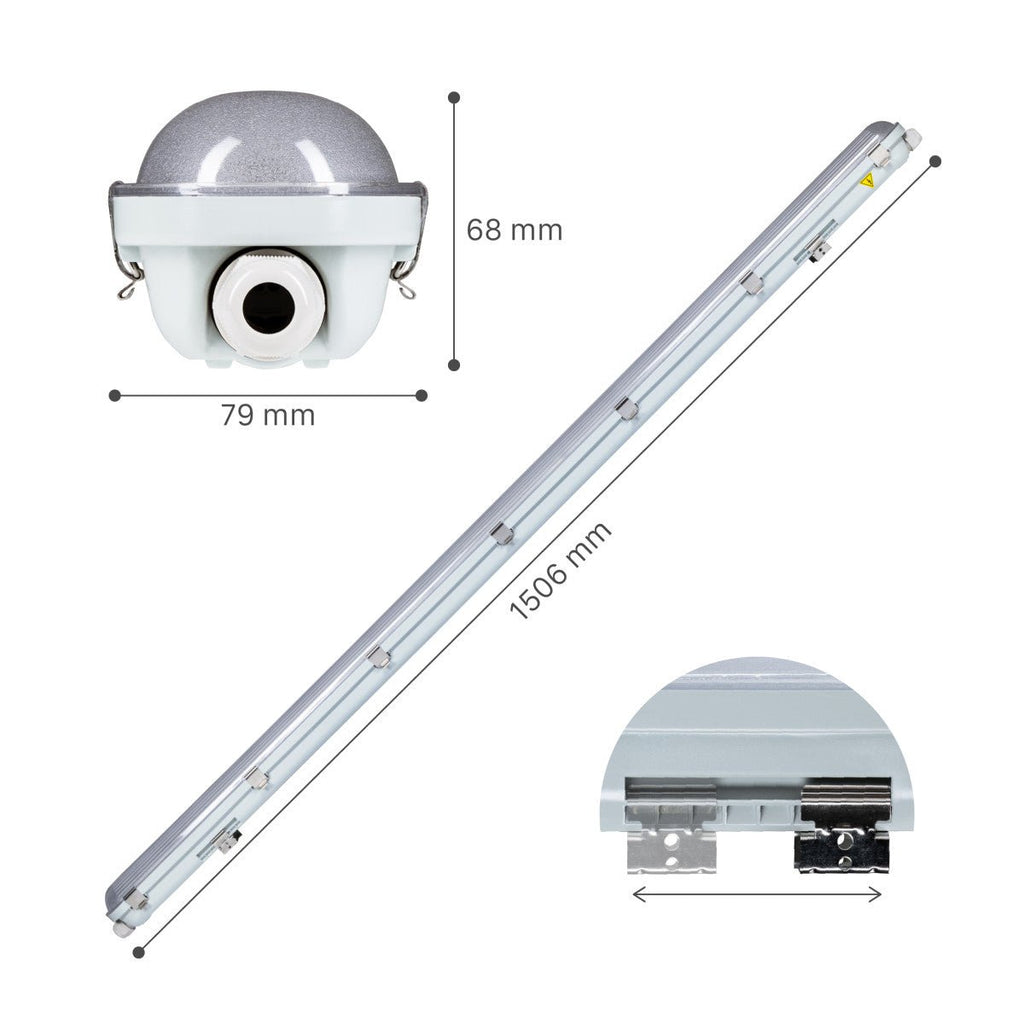 Buy LED's Light PRO LED TL fixture 150 cm 7200 - LED.nl - LED.nl