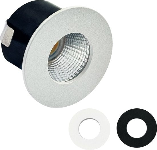 LED's Light PRO mini inbouwspot 3 cm - Voor overkapping, veranda's en inbouwplafonds - Dimbaar - Grijs - LED.nl