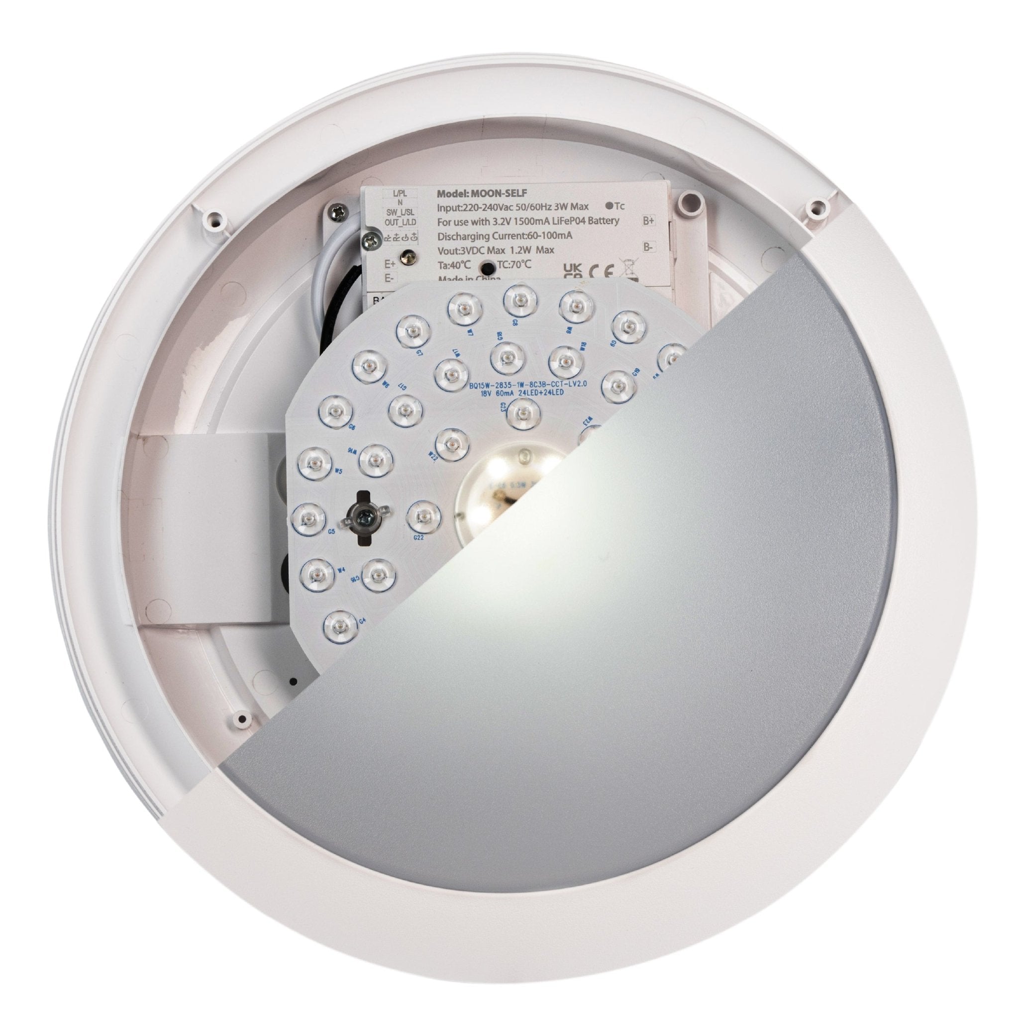 LED's Light PRO nood accu voor plafondlamp - Noodverlichting accu - Werkt tot 3 uur - LED.nl
