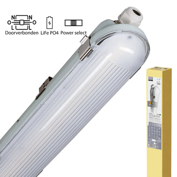 Philips LED-Leuchtstoffröhrenleuchte LED's Light PRO, 150 cm – mit Notstromakku – 185 lm/W – Energieeffizienzklasse B – 47 W, 7200 lm, 4000 K - LED.de