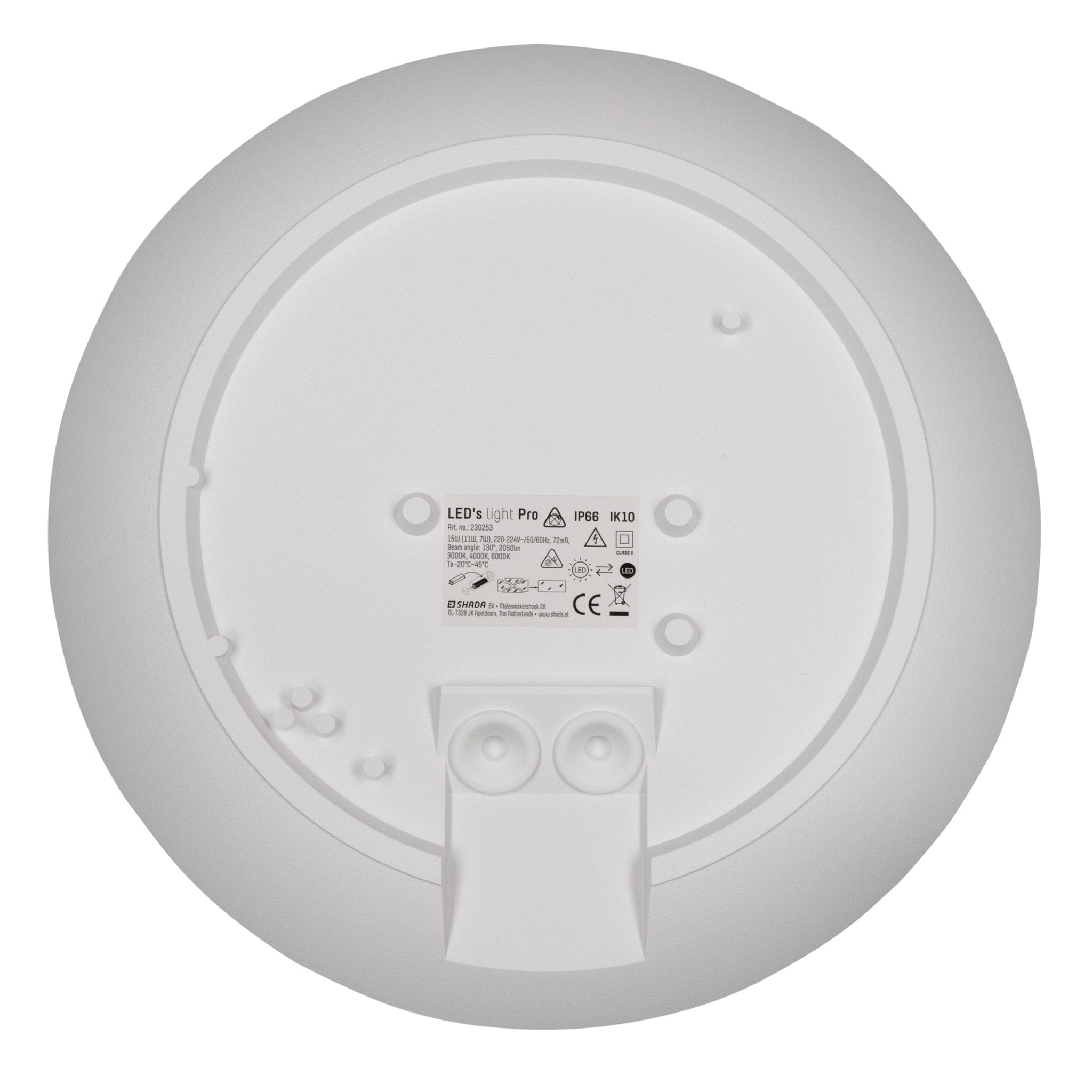 LED's Light Pro Plafondlamp 2050 met sensor - Lichtkleur en lichtsterkte dimbaar - Waterdicht - Ø 30 cm - LED.nl