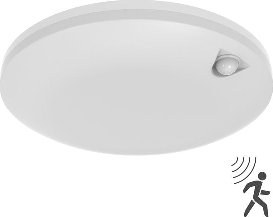 LED's Light Pro Deckenleuchte mit Sensor - Bewegungsmelder und Dämmerungssensor - 6 Stufen - 25 cm - LED.de