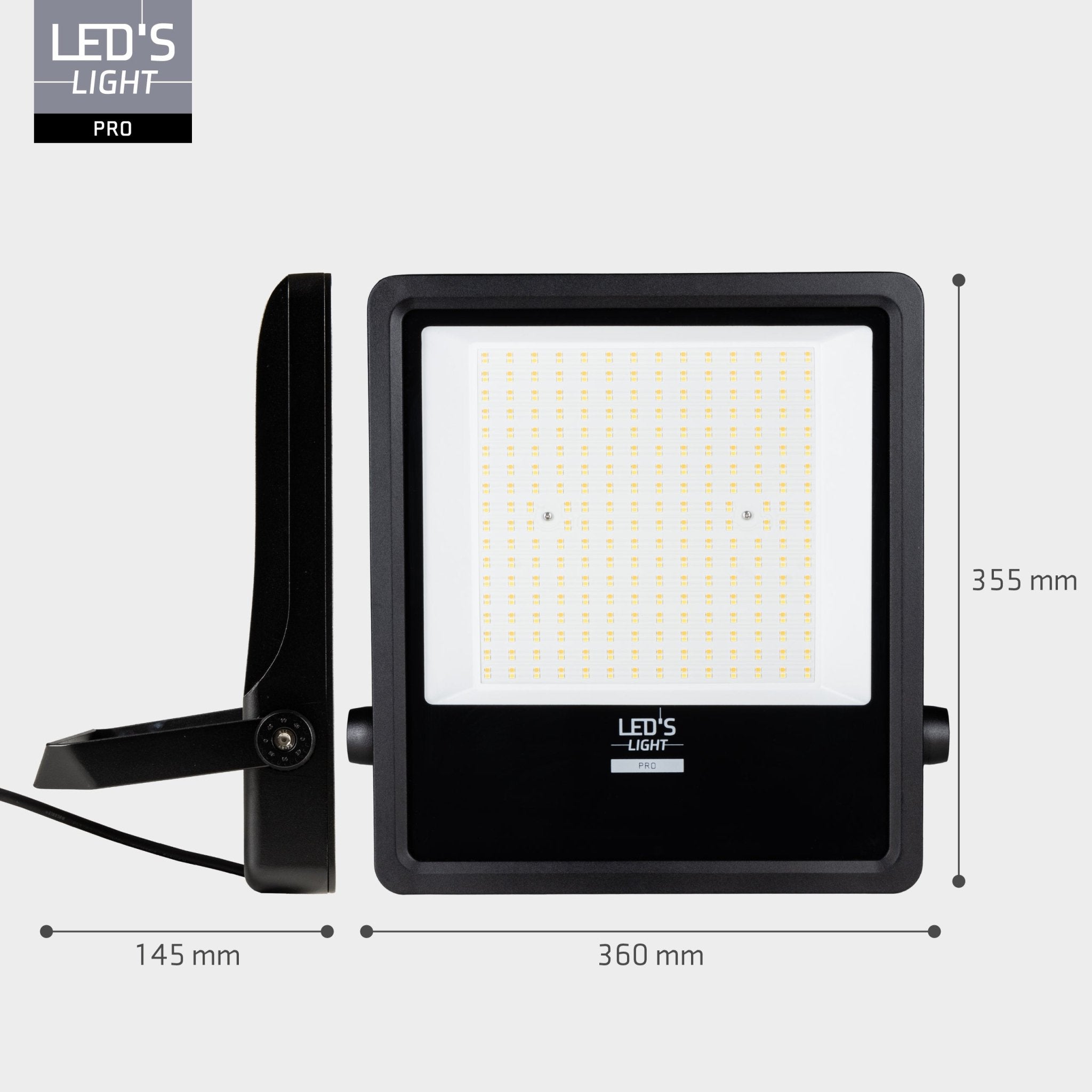 LED's Light Pro Premium Schijnwerper 25500 - 6 lichtstanden - Water en roestbestendig - 200W - LED.nl
