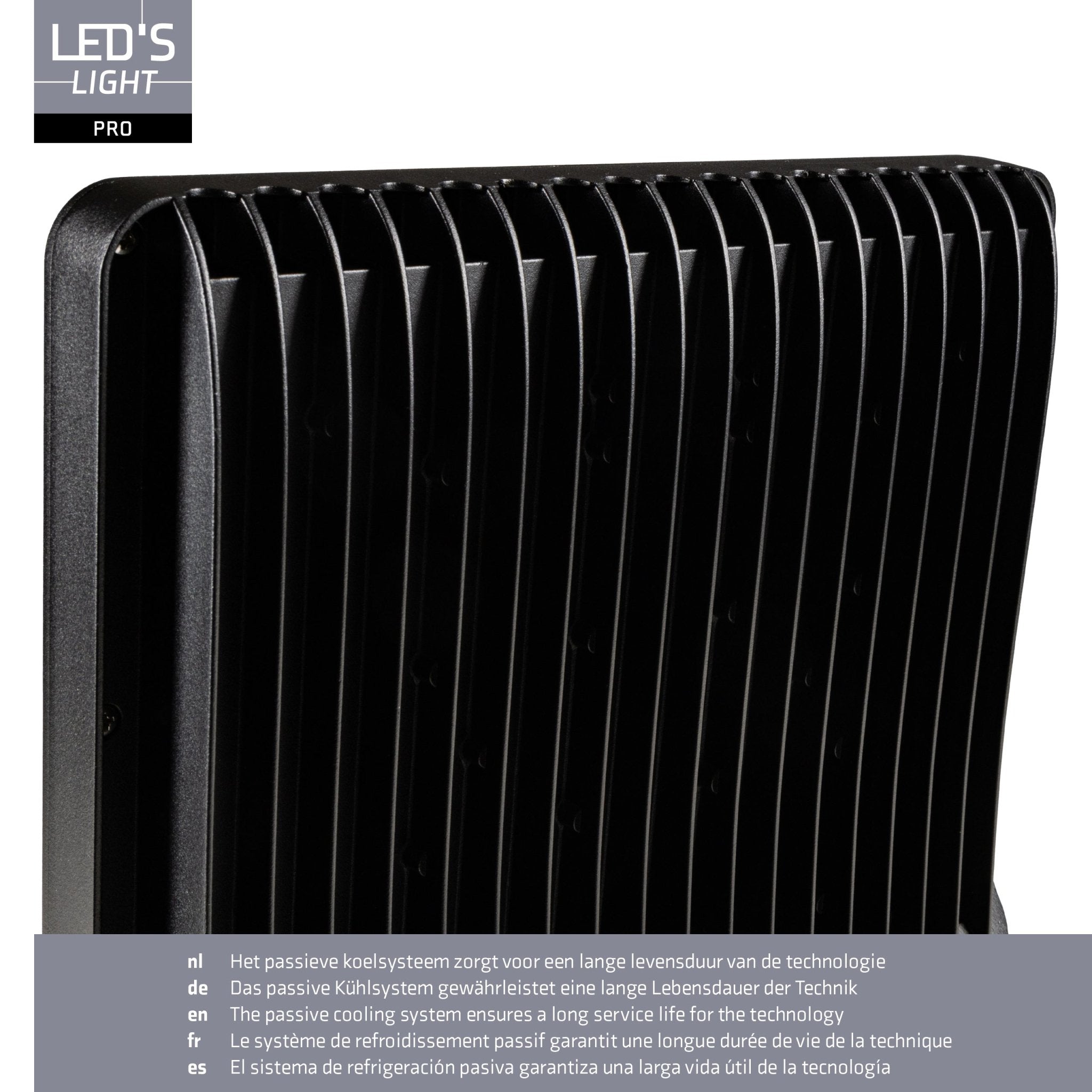LED's Light Pro Premium Schijnwerper 25500 - 6 lichtstanden - Water en roestbestendig - 200W - LED.nl