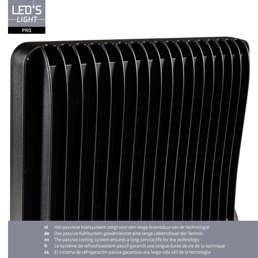 LED's Light Pro Premium Schijnwerper 25500lm - CCT - Powerselect - 6 lichtstanden - Water en roestbestendig - 200W Schijnwerpers LED.nl