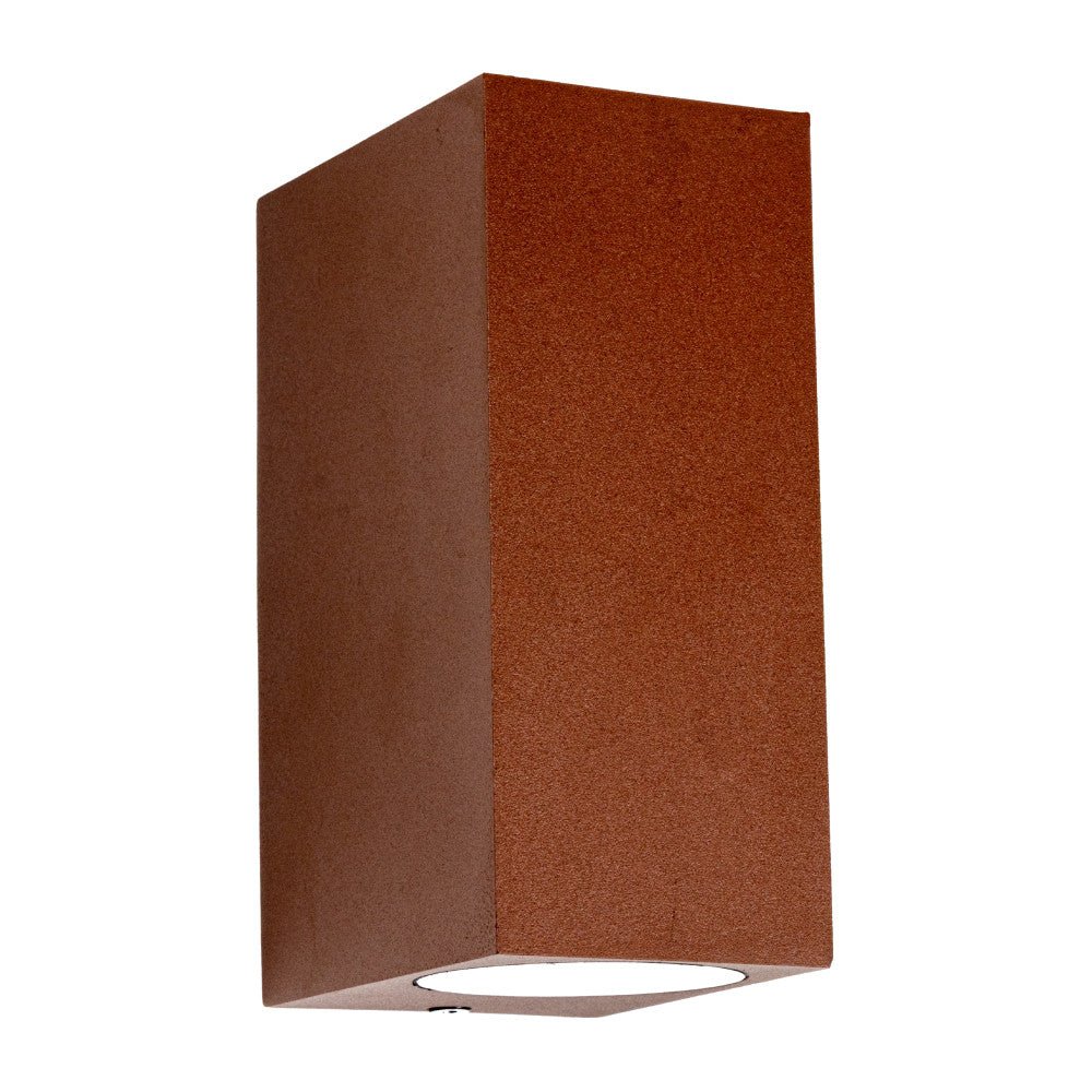 LED's Light Roestkleurige buitenlamp - IP44 - Excl 2x GU10 - Wandlamp Wandlampen LED.nl