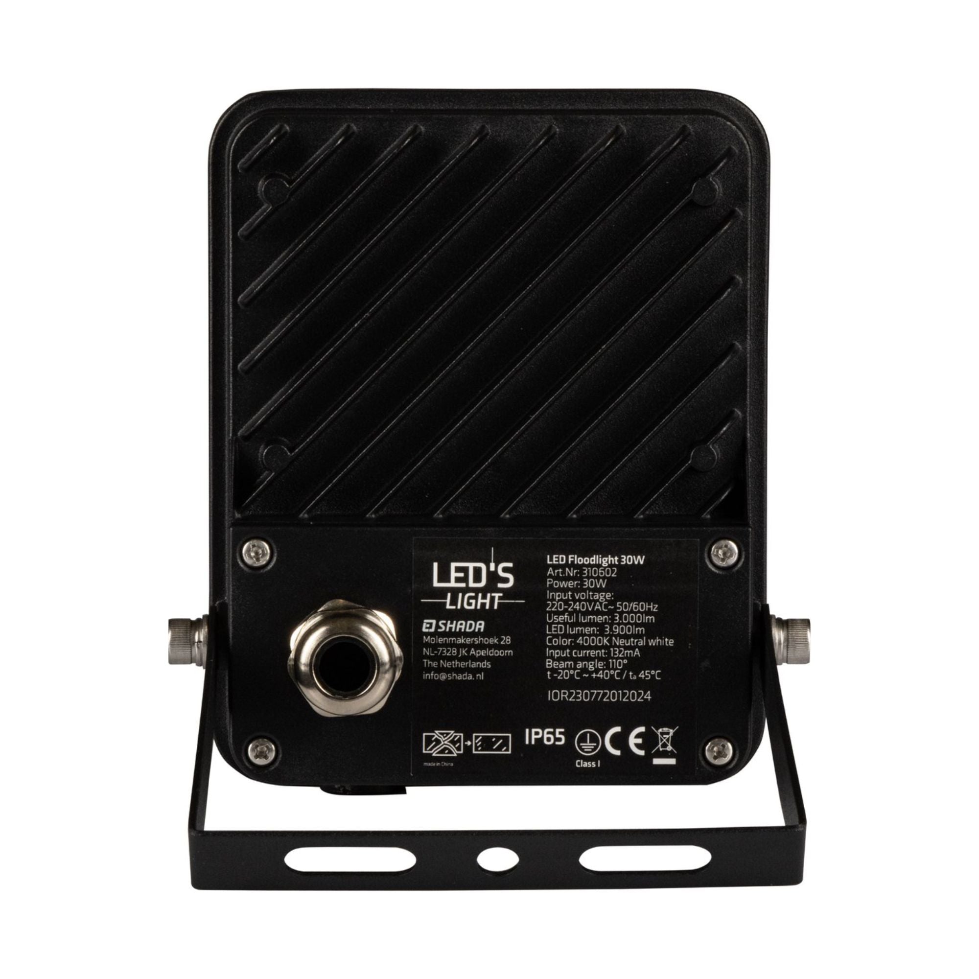 LED's Light Schijnwerper 3600 - Kantelbaar en Waterdicht - Binnen & Buiten - 30W - LED.nl