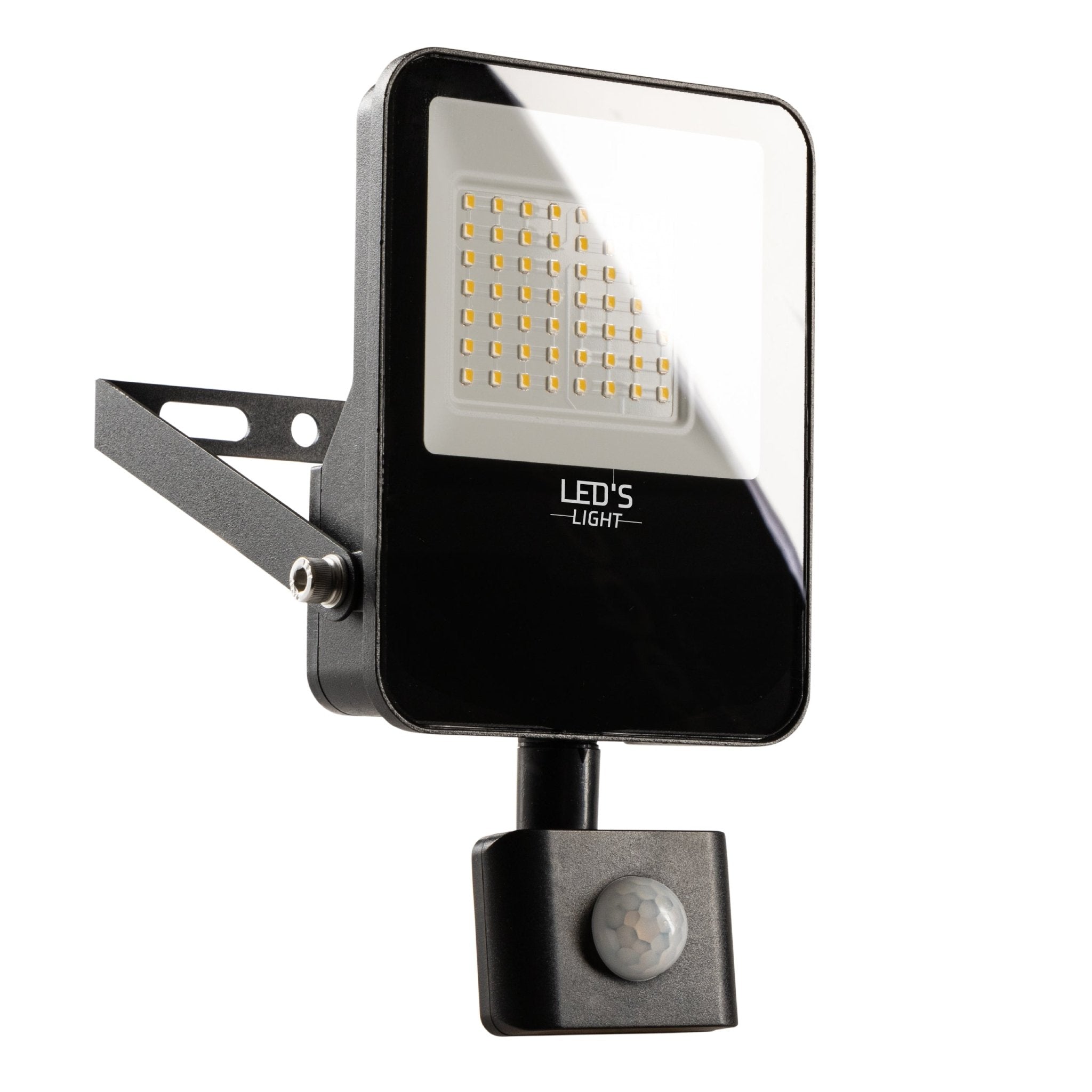 LED's Light Schijnwerper met Bewegingssensor 3600 - Waterdicht & Kantelbaar - 30W - LED.nl
