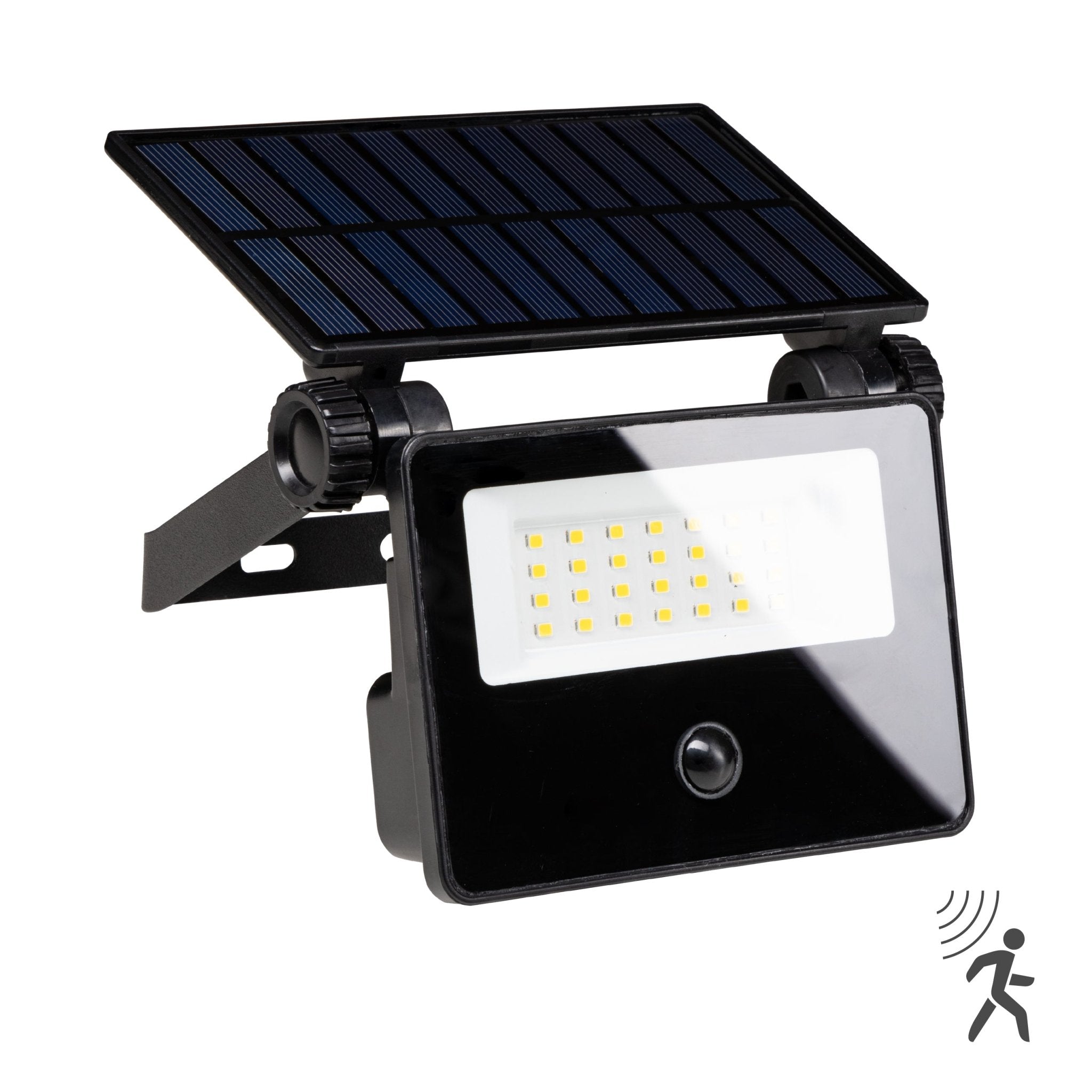 LED's Light Solar Schijnwerper met bewegingssensor - Volledig draadloze buitenlamp - Zwart - LED.nl