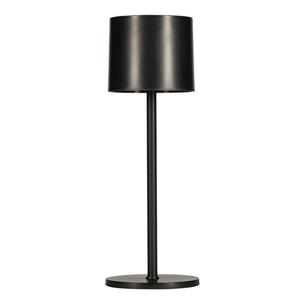 LED's Light Tafellamp op accu - oplaadbaar en draadloos - voor binnen en buiten - 3 kleuren - Zwart - LED.nl