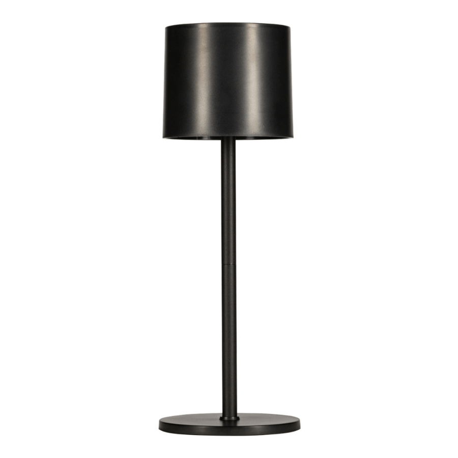 LED's Light Tafellamp op accu - oplaadbaar en draadloos - voor binnen en buiten - 3 kleuren - Zwart Tafellampenen LED.nl