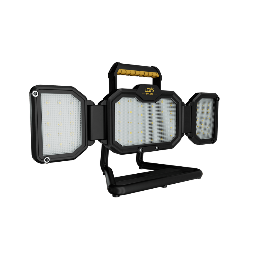 LED's Work LED Bouwlamp Werklamp Oplaadbaar 4000lm 30W Opvouwbaar & Compact Werklampen LED.nl