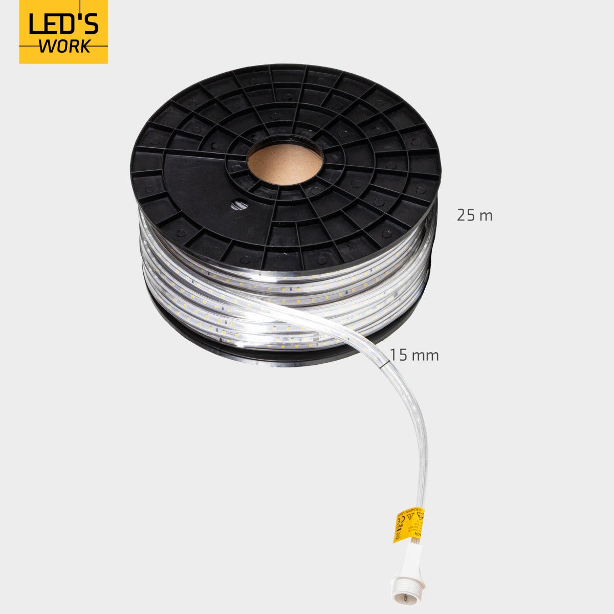 LED's Work LED's strip 25 meter bouwverlichting - Verlengbaar tot 100 meter - 20.000 lm - LED.nl