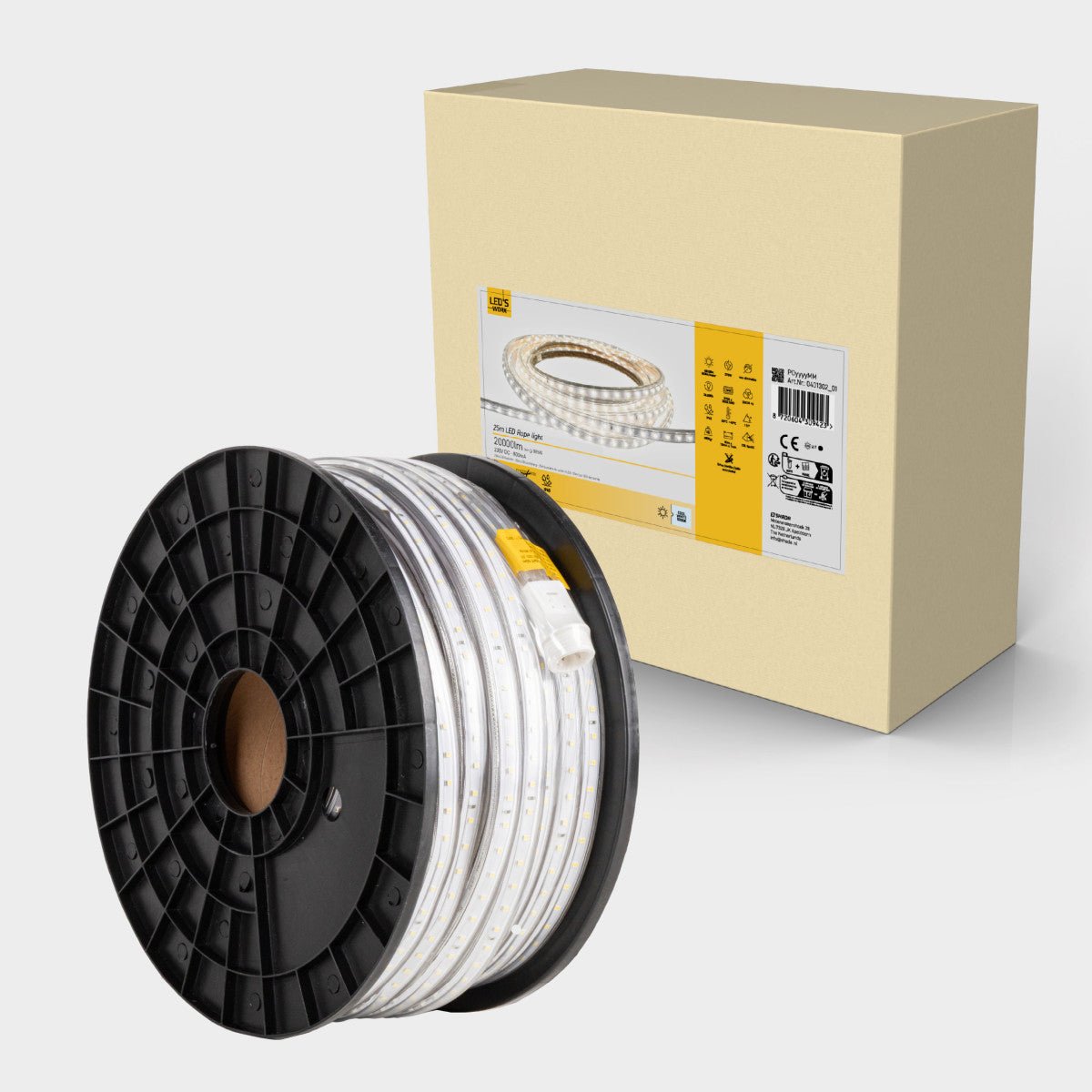 LED's Work LED's strip 25 meter bouwverlichting - Verlengbaar tot 100 meter - 20.000 lm - LED.nl