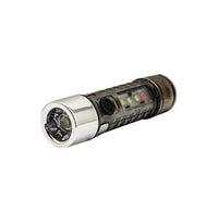 LED's Work Mini zaklamp led oplaadbaar 120 - 6 lichtstanden - met magneet en klip - Zwart Zaklampen LED.nl