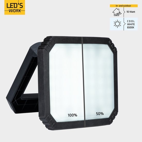 LED's Work Rechargeable LED work light with battery 700 - Wireless and portable - 10W - LED.nl