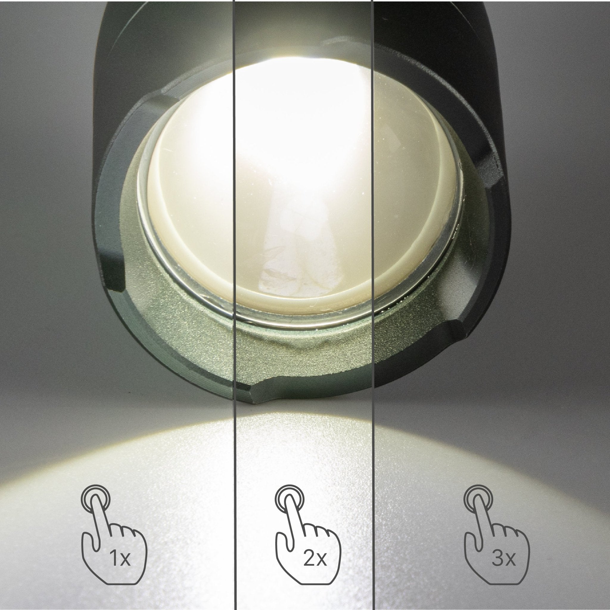 LED's Work Oplaadbare LED Zaklamp - 1200 Lumen - IPX7 Waterdicht - Met 3 lichtstanden - LED.nl