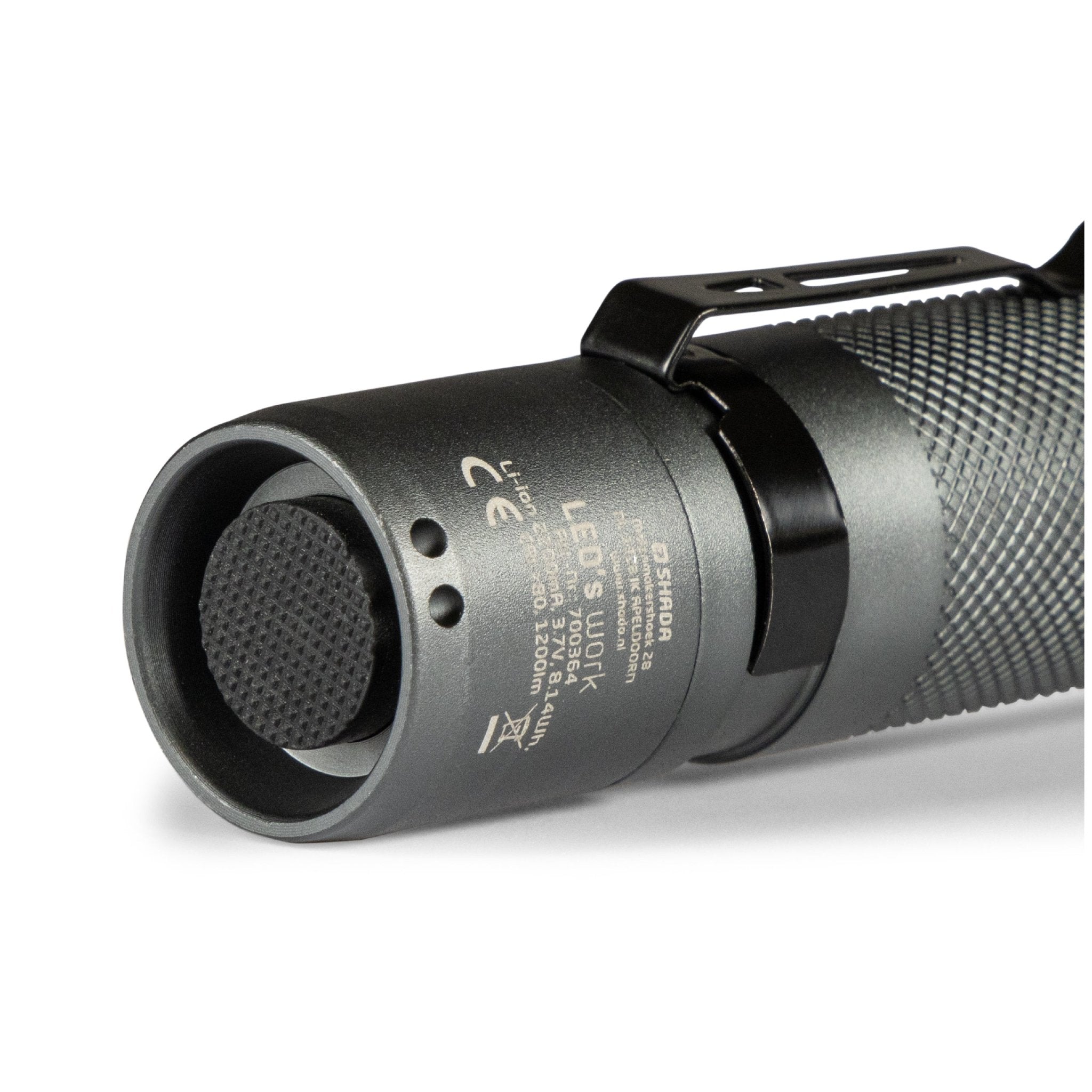 LED's Work Oplaadbare LED Zaklamp - 1200 Lumen - IPX7 Waterdicht - Met 3 lichtstanden - LED.nl