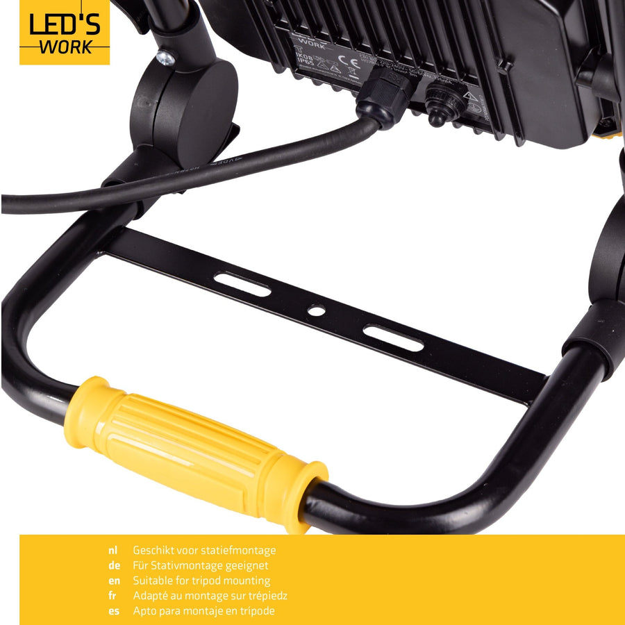 LED's Work Opvouwbare Bouwlamp 3900 - 30W LED - 3 meter kabel Bouwlampen LED.nl