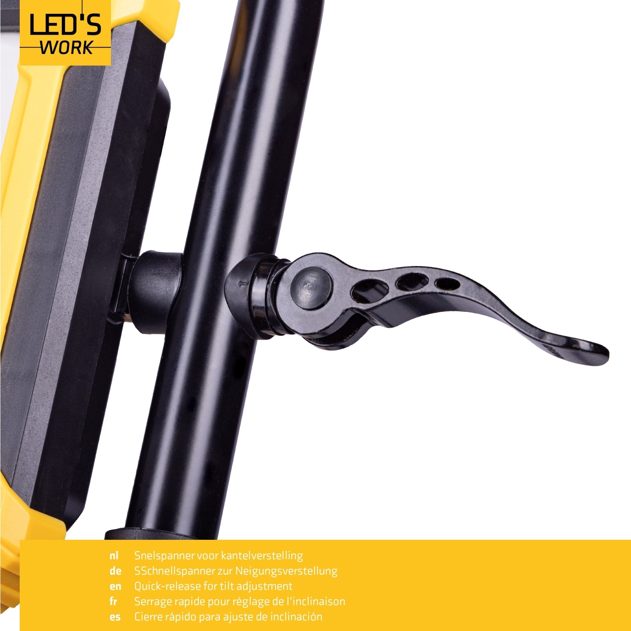 LED's Work Opvouwbare Bouwlamp 3900 - 30W LED vervangt 300W halogeen - 3 meter kabel - LED.nl
