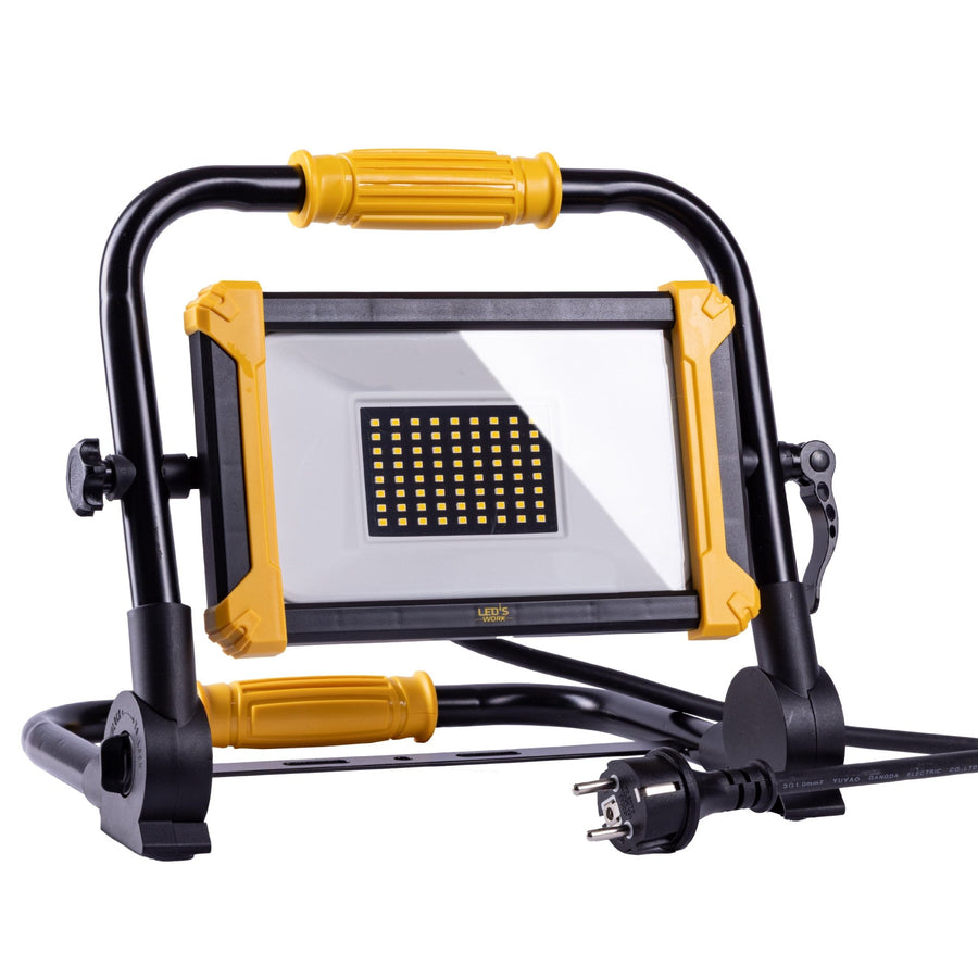 LED's Work Opvouwbare Bouwlamp 6400 - 50W - 5 meter kabel Bouwlampen LED.nl