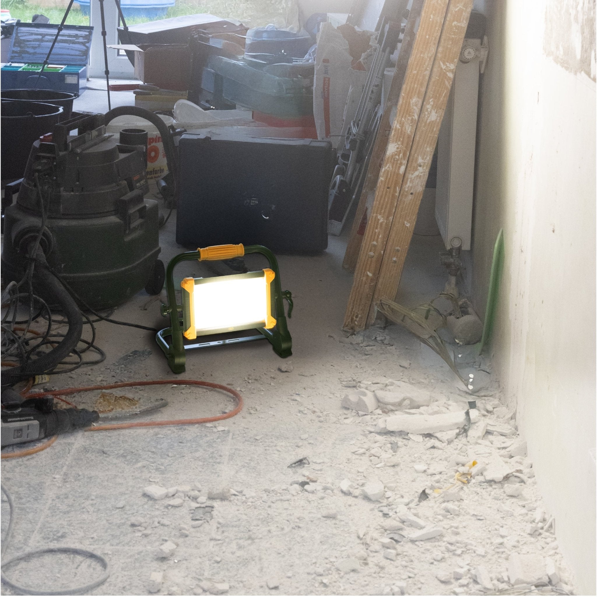 LED's Work Opvouwbare Bouwlamp 6400 - 50W LED vervangt 500W halogeen - 5 meter kabel - LED.nl