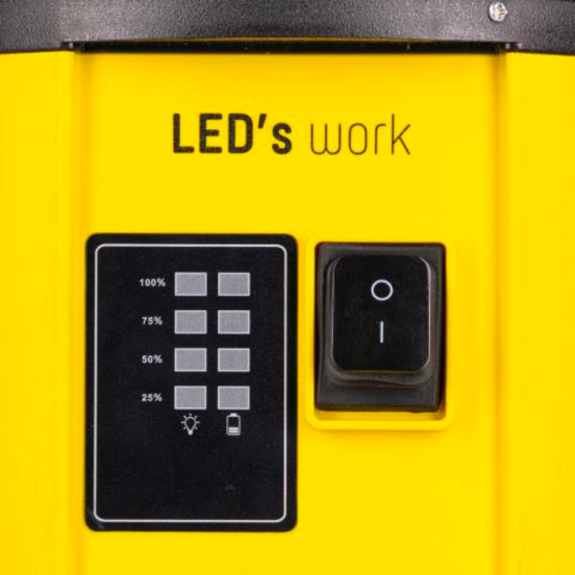 LED's Work Portable LED Bouwlamp 6000 - Universeel oplaadbaar met 18V accu - 60W - LED.nl