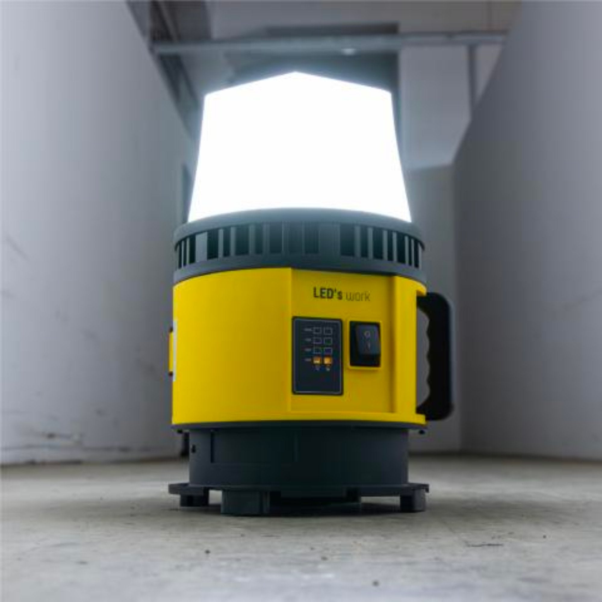 LED's Work Portable LED Bouwlamp 6000 - Universeel oplaadbaar met 18V accu - 60W - LED.nl