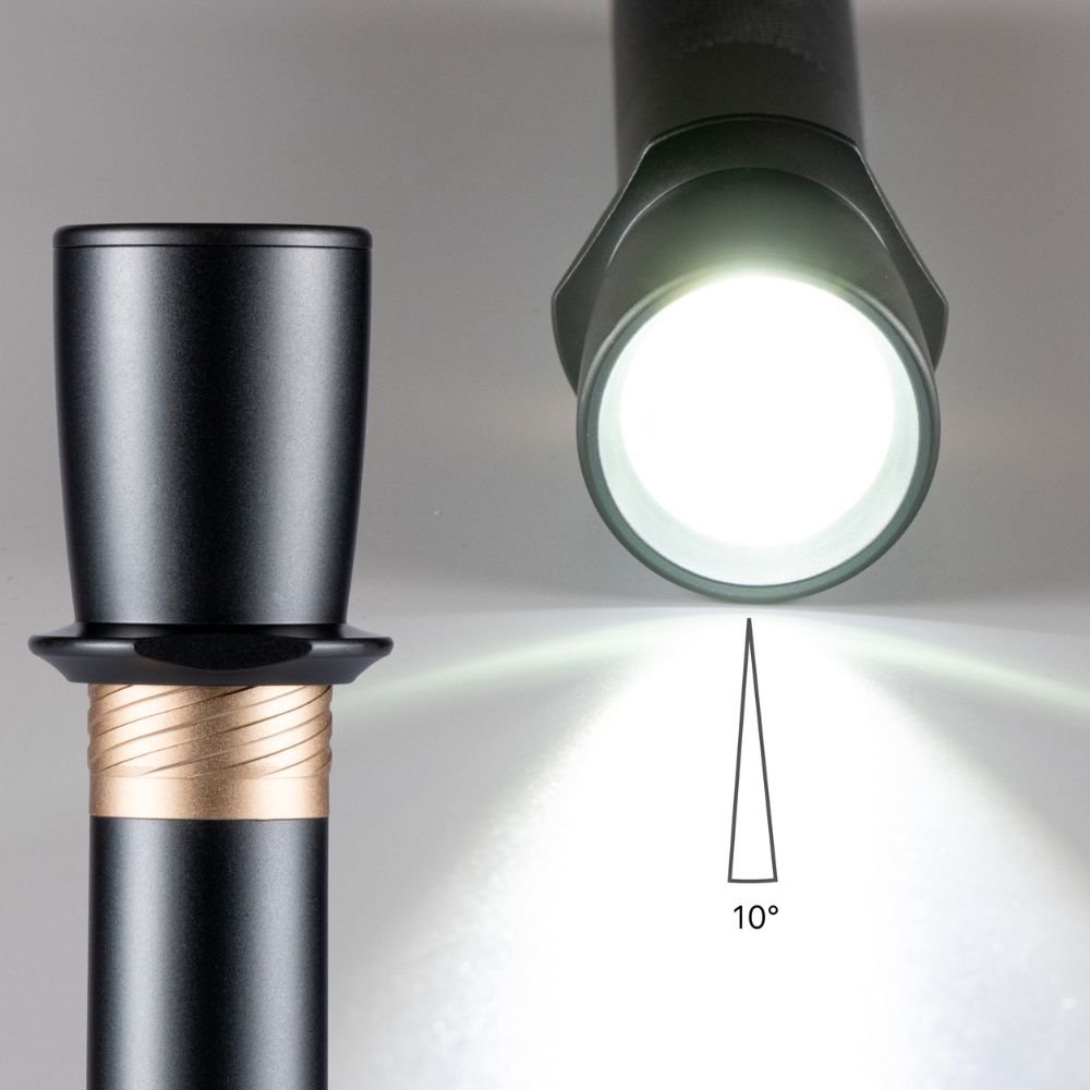 LED's Work Zaklamp op Batterijen (6x AAA) - 900 lumen - IPX4 Spatwaterdicht - Dimbaar in 3 standen - LED.nl