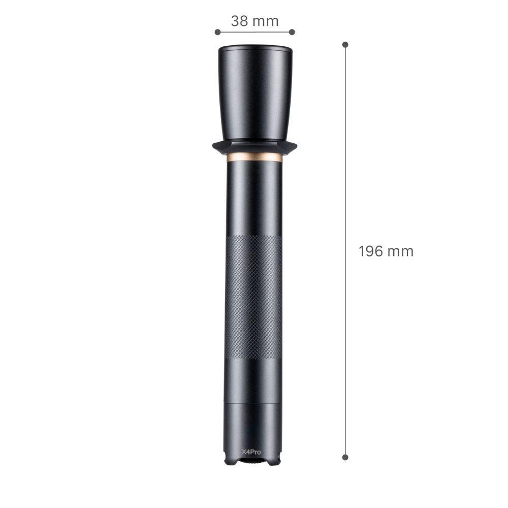 LED's Work Zaklamp op Batterijen (6x AAA) - 900 lumen - IPX4 Spatwaterdicht - Dimbaar in 3 standen - LED.nl