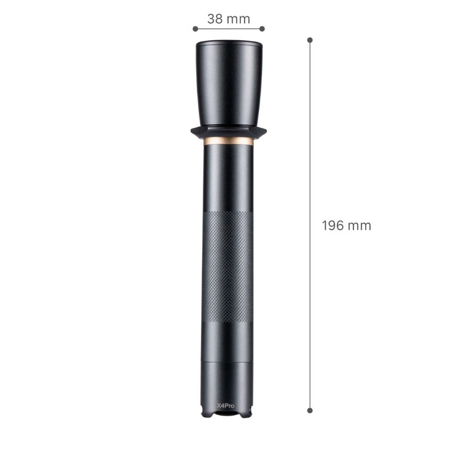 LED's Work Zaklamp op Batterijen (6x AAA) - 900 lumen - IPX4 Spatwaterdicht - Dimbaar in 3 standen LED.nl